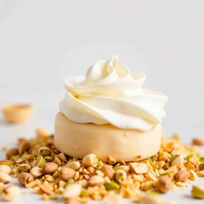 Mafroukeh - Easy Pistachio Dessert Recipe with Cream